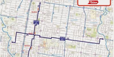 Kaart Melbourne bike jagada