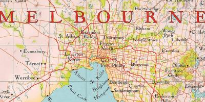 Melbourne ' is maailma kaardil