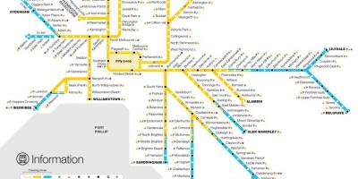 Melbourne Metro map