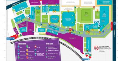 Kaart Melbourne Showgrounds